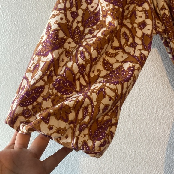 Love The Label Button-Front Puff-Sleeve Midi Dress - Picture 7 of 11